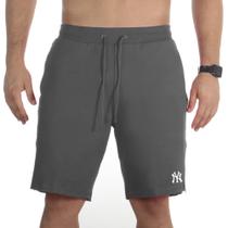 Bermuda Moletinho Plus Size Masculina Elástico Cintura Cordão Ajustavel Tamanho Especial G1 ao G5