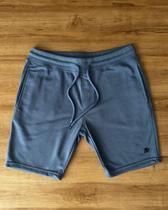 Bermuda Moletom Aeropostale Azul Acinzentado - P Bermuda Moletom Aeropostale Azul Acinzentado - P