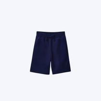 Bermuda Moletom Básica Azul Marinho Infantil Menino Hering Kids 55Knaxten