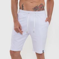 Bermuda Moletom Branco