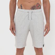 Bermuda Moletom C/ Bolso Chapado Cinza Mescla