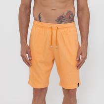 Bermuda Moletom C/ Bolso Chapado Damasco