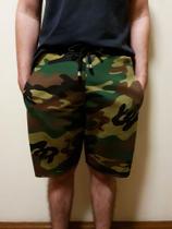 Bermuda Moletom Camuflada Marrom - Tamanho 48 a 50 ( Tam. GG ) - Dryas