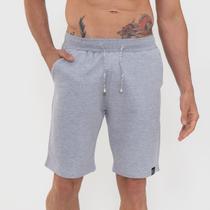 Bermuda Moletom Cinza