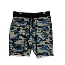 Bermuda Moletom Ellus Camuflagem Azul