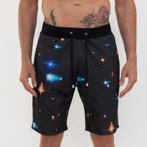 Bermuda Moletom Estampado Estelar