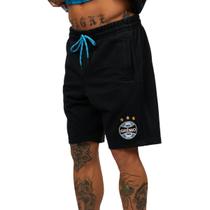 Bermuda Moletom Grêmio Oficial Masculina Torcedor Bermuda Moletom Grêmio Oficial Masculina Torcedor