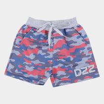 Bermuda Moletom Infantil Duzizo Camuflada Masculina