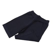 Bermuda Moletom Infantil Shots Moletinho Menino Menina 4 ao 8 anos Flanelado Com Bolso Férias Escolares Esportes Praia Azul Marinho