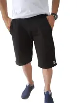 Bermuda Moletom Masculina C/ Bolso Algodão Premium Academia