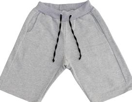 Bermuda Moletom Masculina Mega Plus Size G7 ao G10 com elástico, punho e cordão