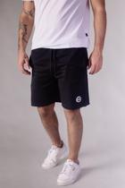 Bermuda moletom masculina preto
