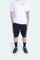 Bermuda Moletom Overcome Checkered Preta