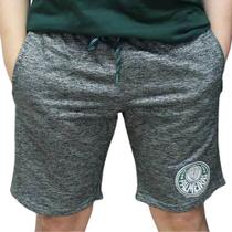 Bermuda Moletom Palmeiras Oficial Casual Com Bolso P2221050