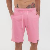 Bermuda Moletom Rosa
