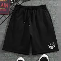Bermuda Mssculina Larguinha Estamp Sorriso StreetWear Modinha Gringa