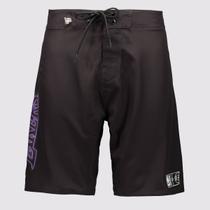 Bermuda NBA Los Angeles Lakers Logo Preta Bermuda NBA Los Angeles Lakers Logo Preta