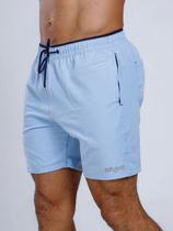 Bermuda Ocean Bravo Azul Claro com Azul Marinho