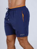 Bermuda Ocean Bravo Marinho com Laranja Neon