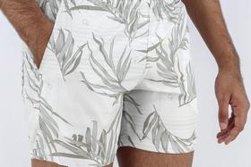 Bermuda Ogochi Boxer Curta Casual Bolso Faca Estampada Shorts