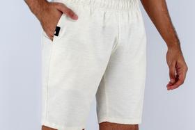 Bermuda Ogochi Casual Longa Palha Mescla: Bermuda Ogochi Casual Longa Palha Mescla: