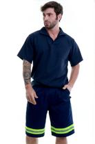 Bermuda operacional industrial com faixa refletiva Bermuda operacional industrial com faixa refletiva