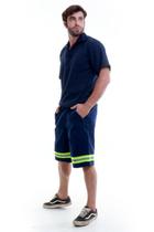 Bermuda operacional industrial com faixa refletiva Bermuda operacional industrial com faixa refletiva