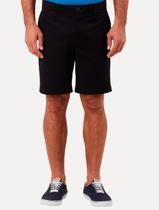 Bermuda Original Penguin Masculina Slim Sarja Chino Button Preta