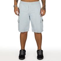Bermuda Overking Cargo Jeans Azul Claro