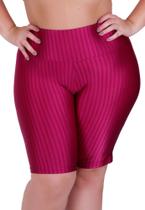 Bermuda para Academia Plus Size Fitness Cintura Alta 3D - c12 SOFIA PLUS