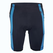 Bermuda para ciclismo DA Modas com bolso lateral e detalhe em tela Bermuda para ciclismo DA Modas com bolso lateral e detalhe em tela