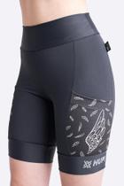 Bermuda para Corrida de Compressão HUPI Run Asas Feminina Longa Bermuda para Corrida de Compressão HUPI Run Asas Feminina Longa