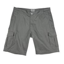 Bermuda Passeio Back Wash Cargo Sarja Cinza