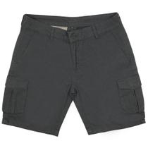 Bermuda Passeio Volcom Plus Size Bevel Cargo Chumbo Bermuda Passeio Volcom Plus Size Bevel Cargo Chumbo