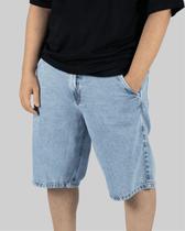 Bermuda Plano C Jeans Baggy - Azul Claro Bermuda Plano C Jeans Baggy - Azul Claro