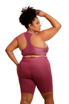 Bermuda Plus Size Ciclista G1 G2 G3 G4 G5 G6 Feminina Poliamida PINA