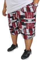 Bermuda Plus Size Estampada Tactel HF - Verão Casual