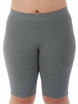 Bermuda Plus Size Feminina Ciclista Fitness Mescla