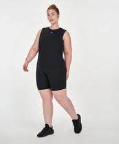 Bermuda plus size feminina eterna meia coxa preta alto giro tamanho:p Bermuda plus size feminina eterna meia coxa preta alto giro tamanho:p