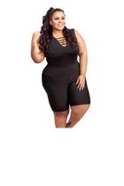 Bermuda Plus Size Lisa G1 G2 G3 Suplex cintura alta