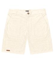 Bermuda Plus Size Masculina Em Moletinho Diametro Bege
