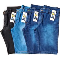 Bermuda Plus Size Masculina Jeans Tamanho Grande Barata - MVA JEANS