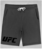 Bermuda Plus Size Masculina Moletom - UFC MMA Luta Fight Night