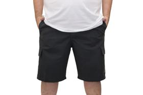 Bermuda Plus Size Sarja / brim CARGO Masculina Slagbaai