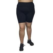 Bermuda Plus Size Selene Suplex Básica Feminina Bermuda Plus Size Selene Suplex Básica Feminina
