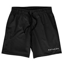 Bermuda Praia Elastano Premium Preto WSS Natação - Web Surf Shop - WSS Brasil