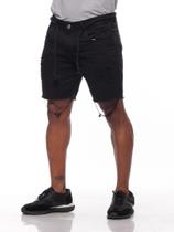 Bermuda Preta Masculina Short Jeans Bermuda Preta Masculina Short Jeans