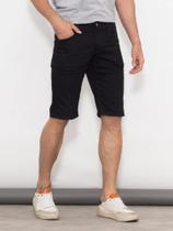 Bermuda PRETA Sarja Masculina De Algodão Premium Social e Casual Bermuda PRETA Sarja Masculina De Algodão Premium Social e Casual