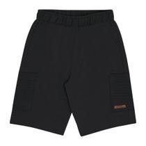 Bermuda Preto Infantil Pulla Bulla Menino - 53466-51 Bermuda Preto Infantil Pulla Bulla Menino - 53466-51