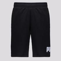 Bermuda Puma ESS Big NO. 1 Logo Preto Bermuda Puma ESS Big NO. 1 Logo Preto